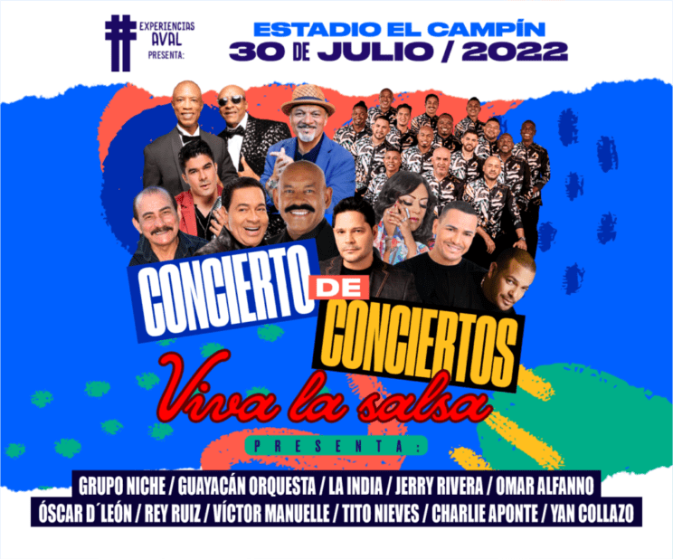 Concierto Viva La Salsa (Campín) Hard Salsa Bogotá