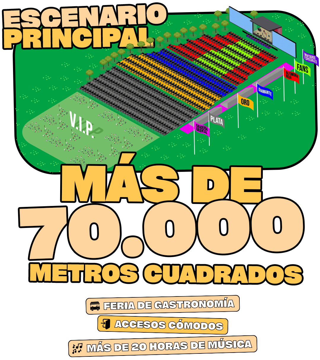 Parque Simón Bolívar 2024 - Escenario