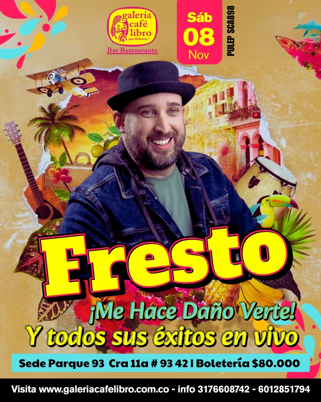 Fresto en Galería Café Libro