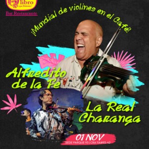Alfredito de la Fe + La Real Charanga en Galería Café Libro