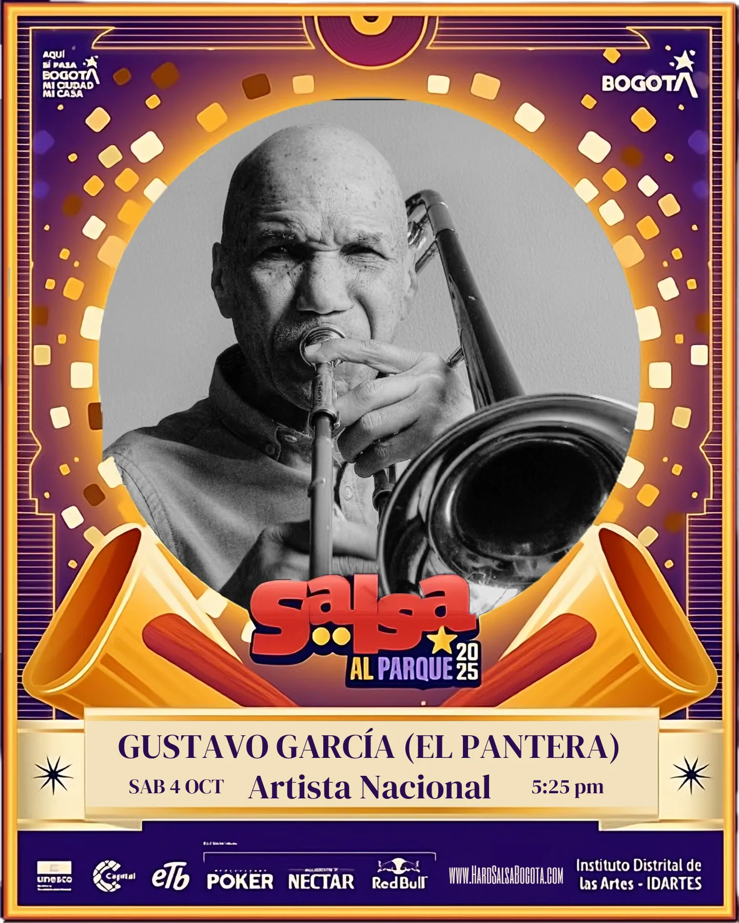 GUSTAVO GARCIA EL PANTERA - Festival Salsa Al Parque 2025