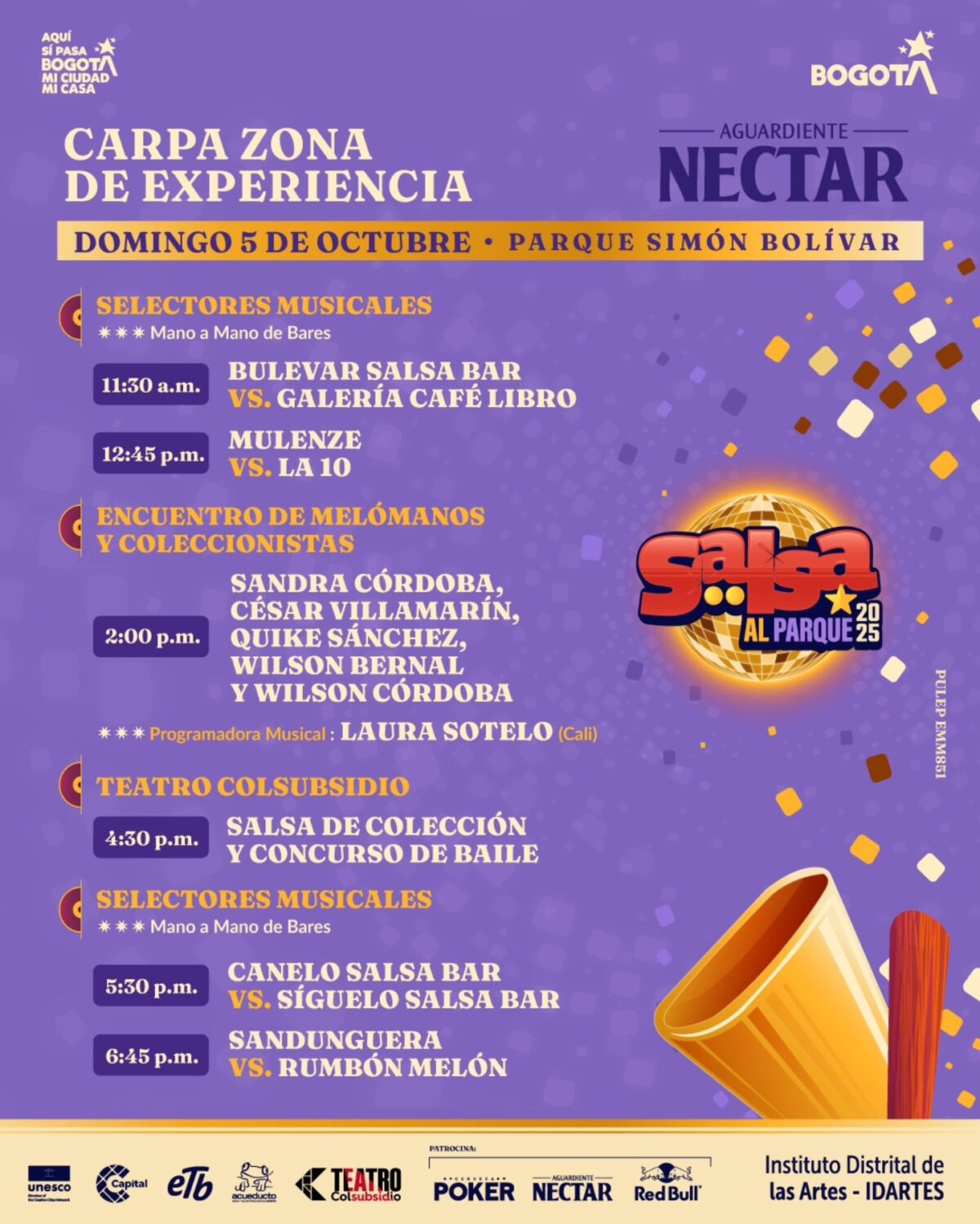 Carpa Salsa Al Parque 2025
