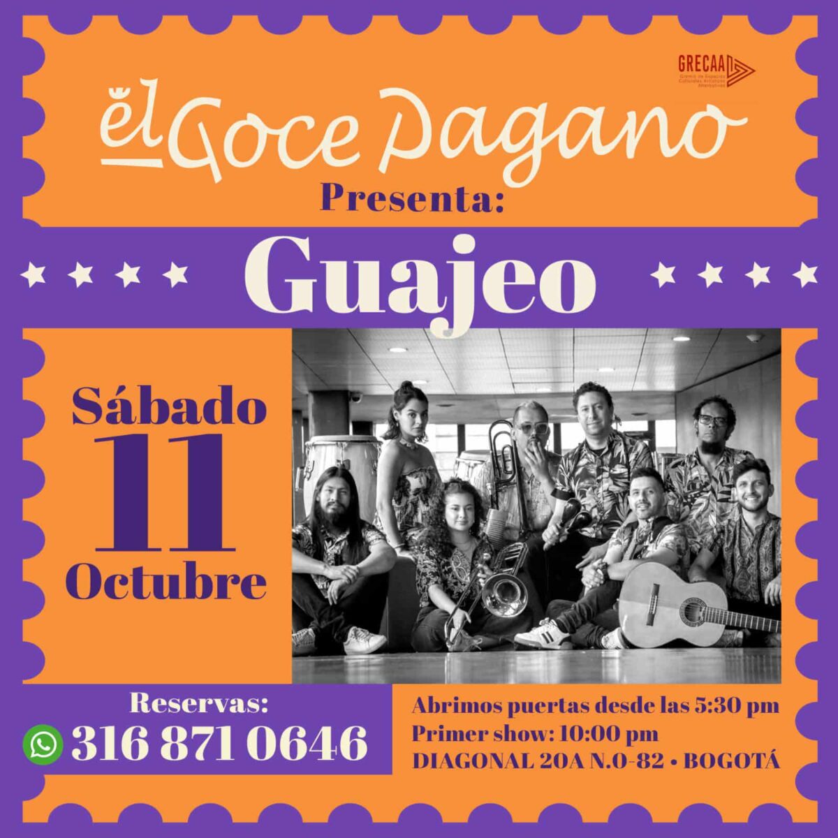 Guajeo en el Goce Pagano
