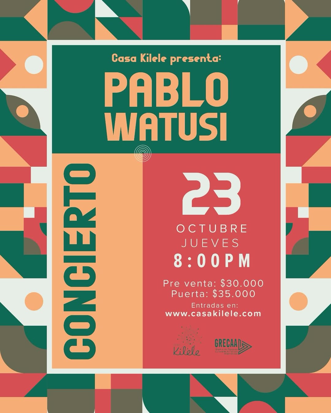 Pablo Watusi en Casa Kilele